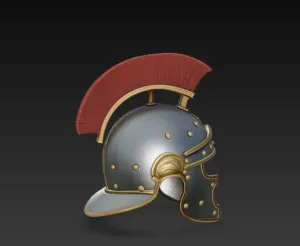 Roman legionary helmet
