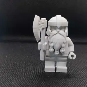Gimli LotR Lord of the Rings Figure Fanart LEGOS