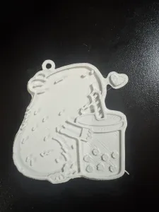 Llavero Carpincho corazon