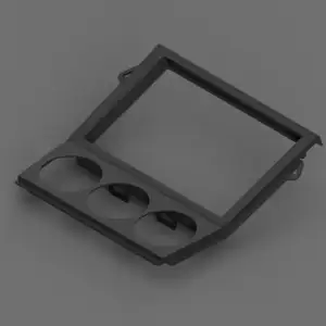 BMW Z3 Double DIN Retrofit - Upper Trim Piece