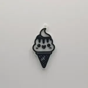 ice cream keychain