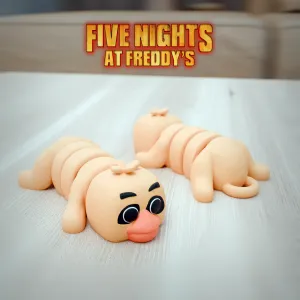 CHICA FIVE NIGHTS AT FREDDY’S ARTICULATED KEYCHAIN FUNKO POP