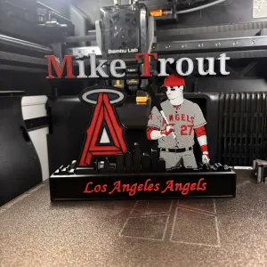 MLB - Los angeles Angels Mike trout display