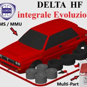 Lancia Delta HF Integrale Evo 2 Kit Card (1:24)