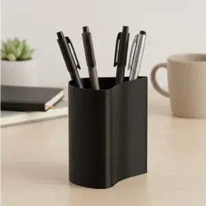 Minimalist Pen Holder Desk Organizer | Modern Office Stand