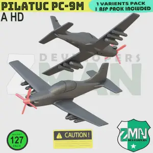 PC-9M (PROPELLER FIGHTER) V2 (ASP-STYLE-A)
