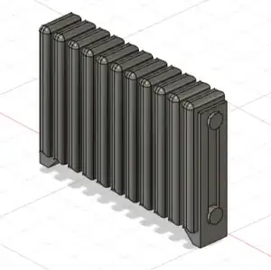 1/18 RADIATEUR DE CHAUFFAGE / HEATING RADIATOR