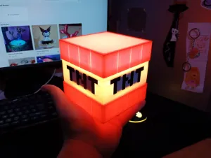 Minecraft TNT Lamp