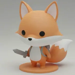 Brave Woodland Fox Adventurer – Saw3D