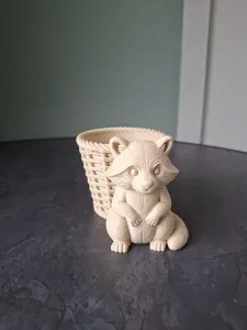 Cute Raccoon Planter