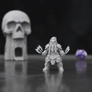 The Female Dwarf Warrior - DnD Tavern
