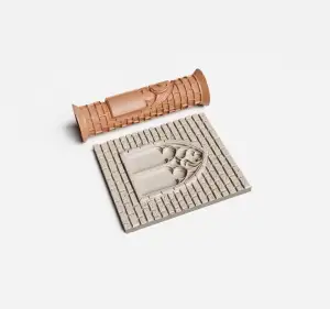 Gothic Window Texture Roller for Pottery and Clay