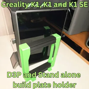 K1 K1C K1SE D3P and Stand alone build plate holder