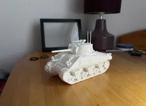 M4 Sherman Medium Tank – World War II 3D Model