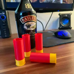 Party shotgun cartridge shot for drinking