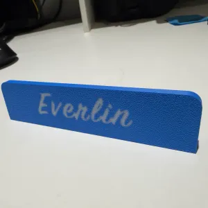 Simple Name plate
