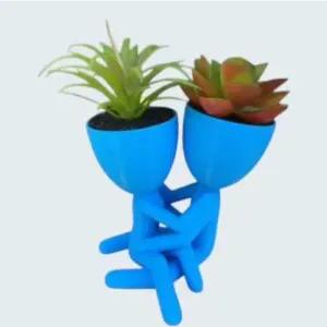 "Infinite Embrace" Duo Vase - Minimalism and Emotion in 3D