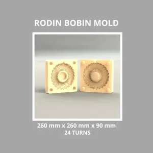 ABHA RODIN COIL MOLD SILICONE - 260 X 260 X 90 MM 24 TURNS