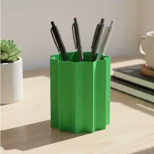 Minimalist Pen Holder Desk Organizer | Modern Office Stand