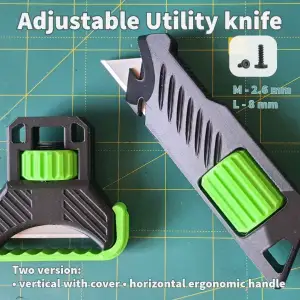 Adjustable utility knife