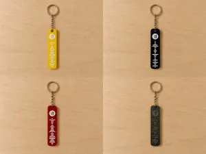 Customizable Spotify keychain
