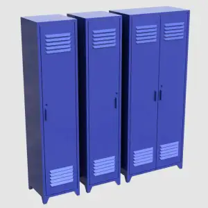 Lockers / Wardrobe Kit Card & single parts - 1:24 diorama
