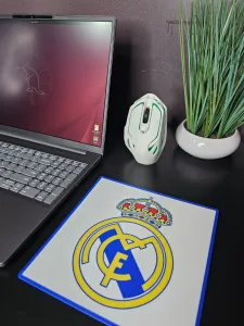 3D Printed Real Madrid Mousepad for Gaming Desk