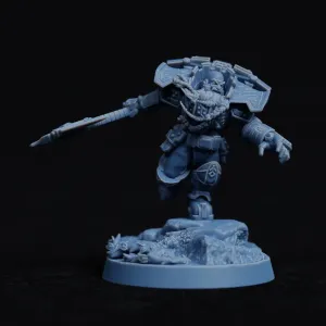 Grimdil - Dwarf smash captain (Federation of Tyr)