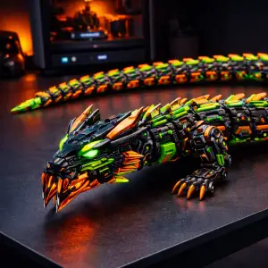 Mega Cyberfang Dragon – 200% Articulated Mechanical Dragon