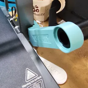 Side Mounted Spool Holder for E3V3Plus Tighter Fitting Mod
