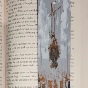 Steampunk Airship Bookmark 04