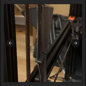 Print in place tension meter to easily tighten multiple belt