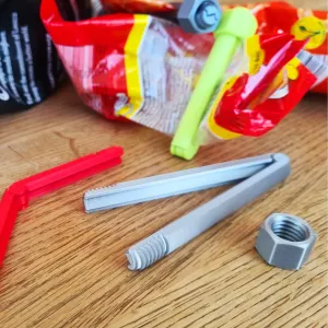 Screwed Bag Clips with Nut