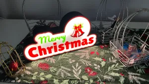 Merry Christmas LED Light Sign