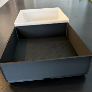 Gridfinity 2x2x4u (height) Not Stackable (flat top)