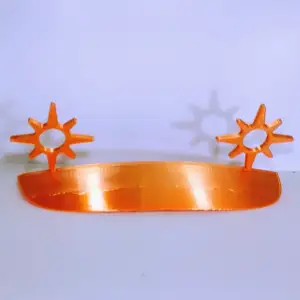 Sunshade for eyeglasses with sun motif