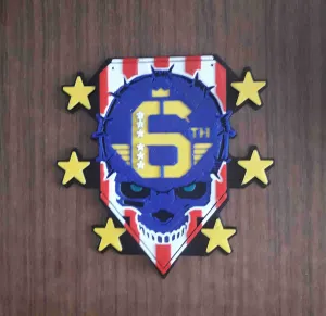 CYBERPUNK 2077 6TH STREET GANG LOGO