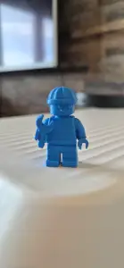 Style bloc lego personnage homme chantier