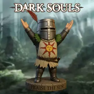 Solaire of Astora Dark souls chibi with base