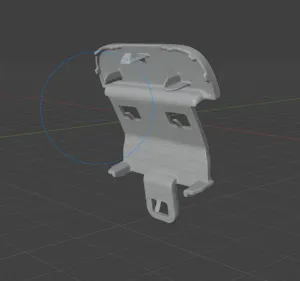 Renault Austral Rear Bumper Tow Hook Cover STL File - 2-Piec