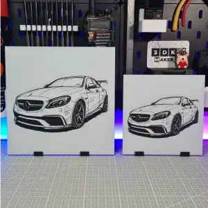 Mercedes C63S - Hueforge - 3 Colors