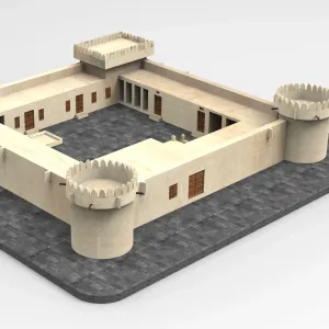 Al Koot Fort Qatar 3d Model قلعة الكوت في قطر