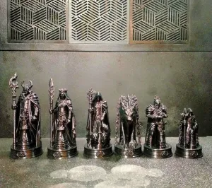 MYTHOLOGICAL CHESS VIKING GODS OF RAGNAROK CHAOS 3MF