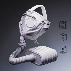 WWI Gas Mask S.B.R.