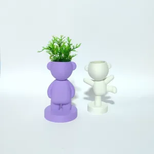 LITTLE MAN-PLANT POTS