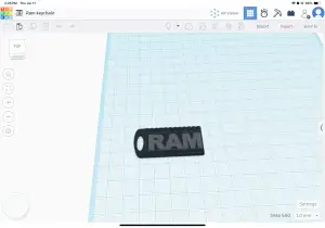 Ram keychain