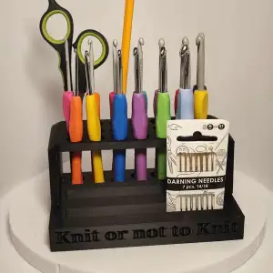 Knitting and Crochet Needle holder