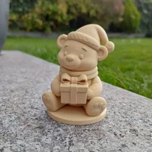 Christmas Bear with Gift