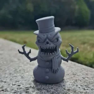 Frostbite Frank , the not so jolly snowman