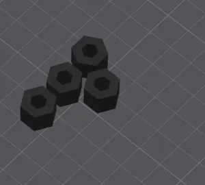 RC wheel spacer HEX 5mm-12mm